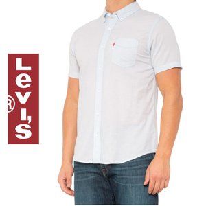 NWT Levi's Caufield Cotton Button-down Short Sleeve Shirt